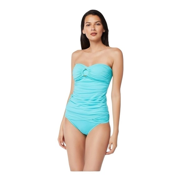 Bleu Rod Beattie Ring Me Up Bandini Top in Wave Runner NWT - Picture 5 of 5